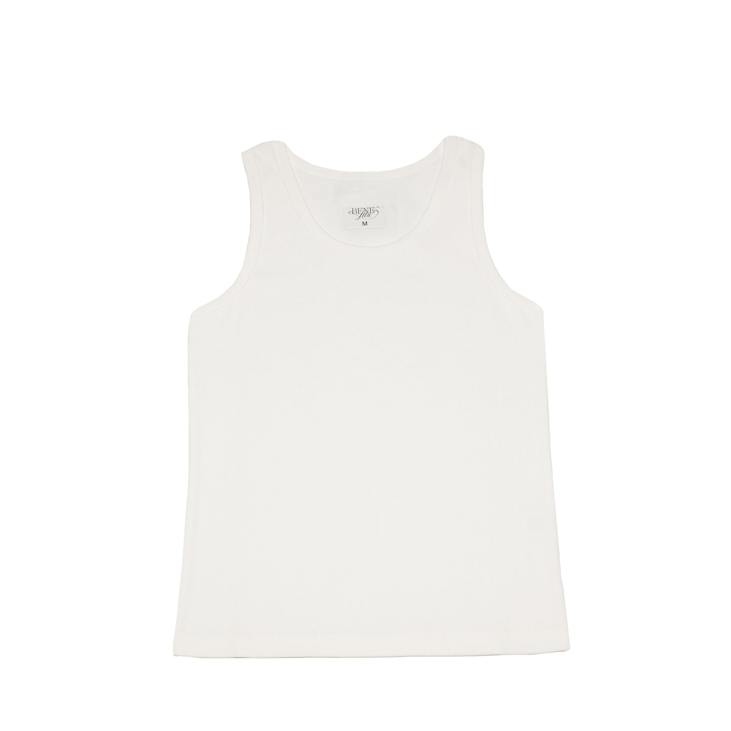 RIB TANK TOP MEN - YOGURT WHITE