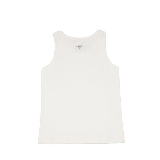 RIB TANK TOP MEN - YOGURT WHITE
