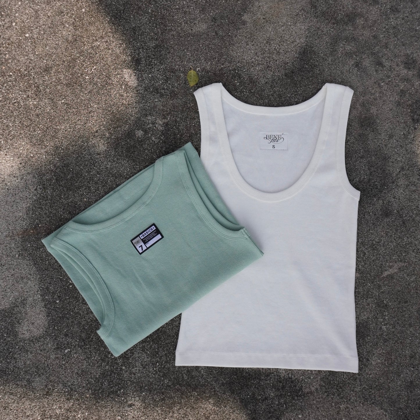 RIB CROP TOP WOMEN - YOGURT WHITE