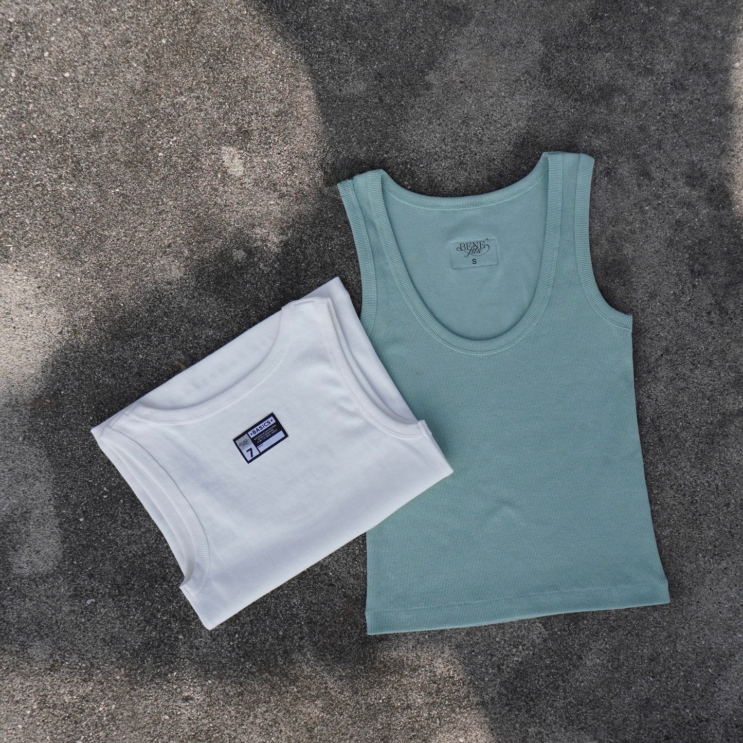 RIB CROP TOP WOMEN - SAGE GREEN