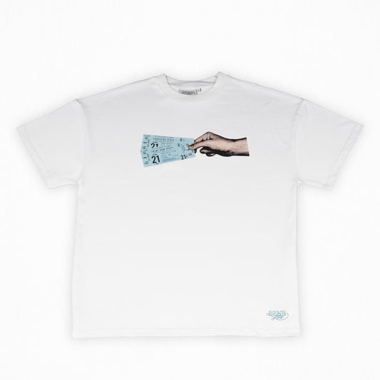 FRONT ROW TEE WHITE