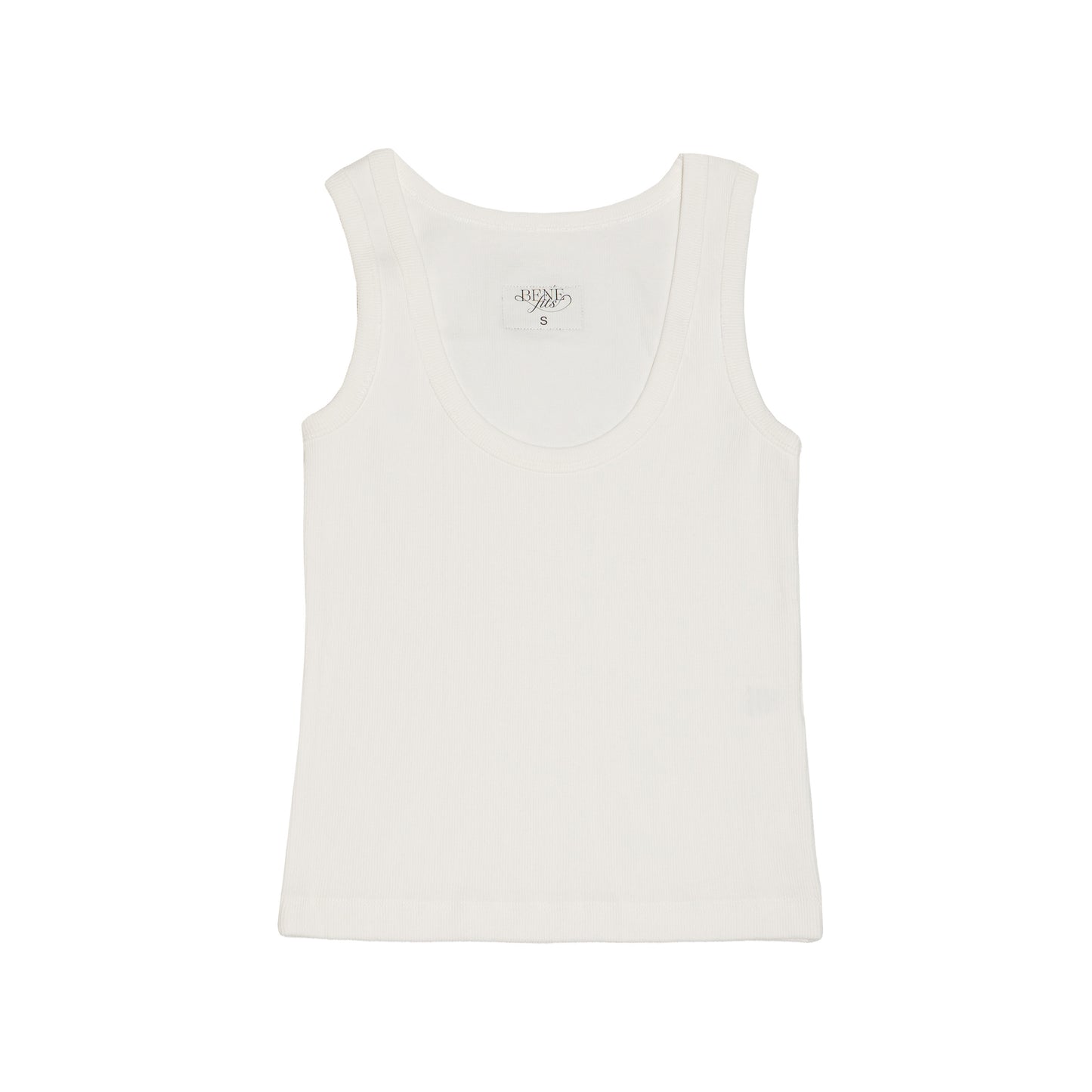 RIB CROP TOP WOMEN - YOGURT WHITE