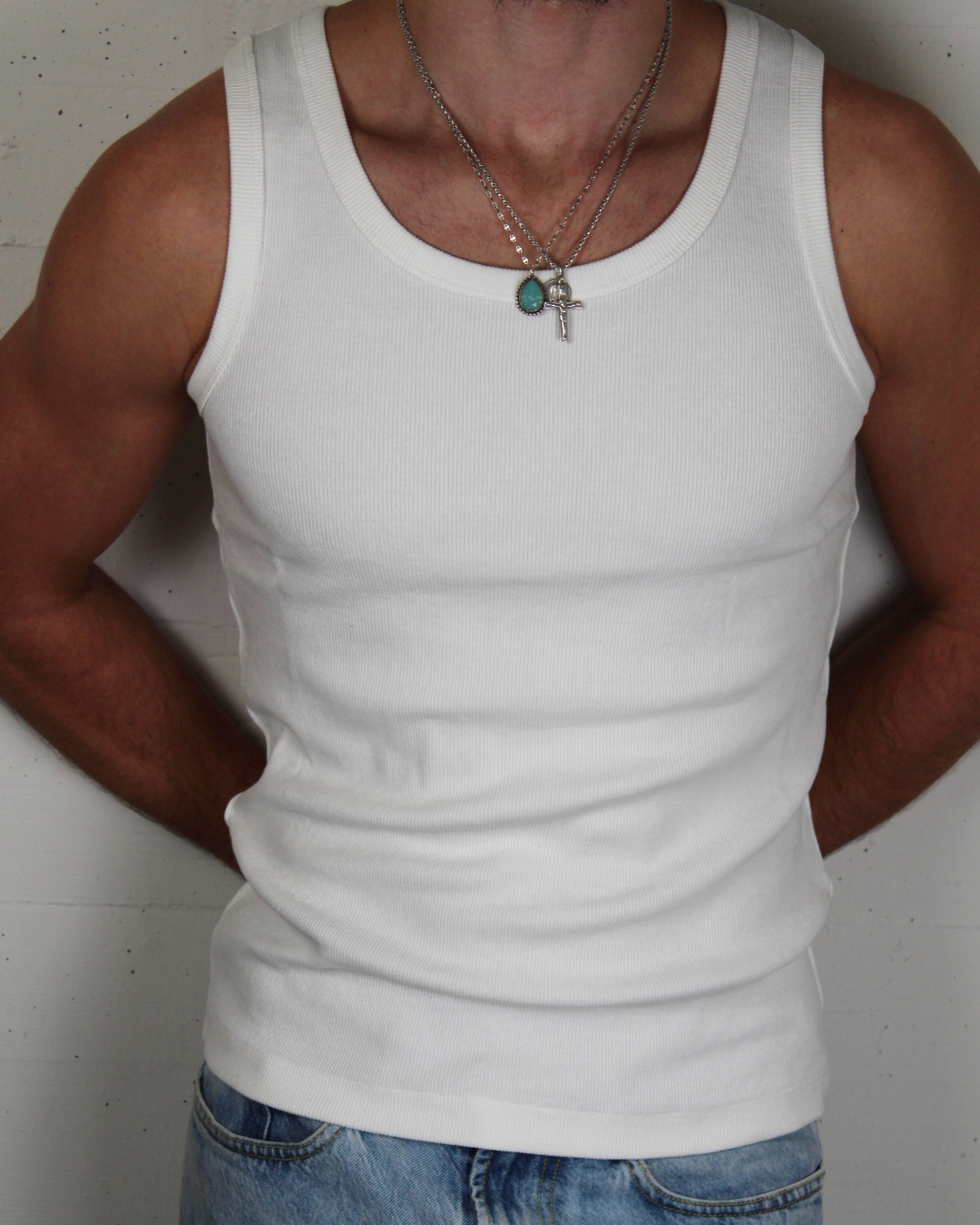 RIB TANK TOP MEN